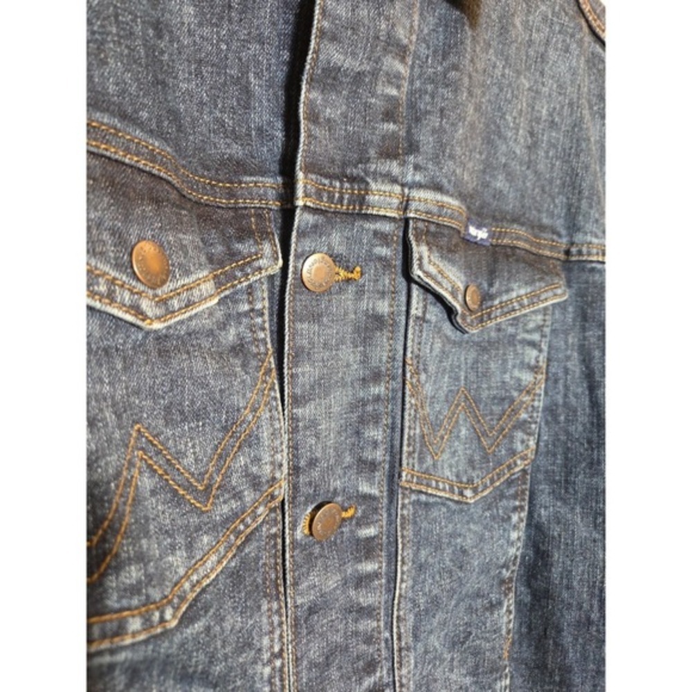 2018 wrangler jean jacket‎ ,medium, Ranch, Rodeo, Cowboy, - Picture 3 of 7